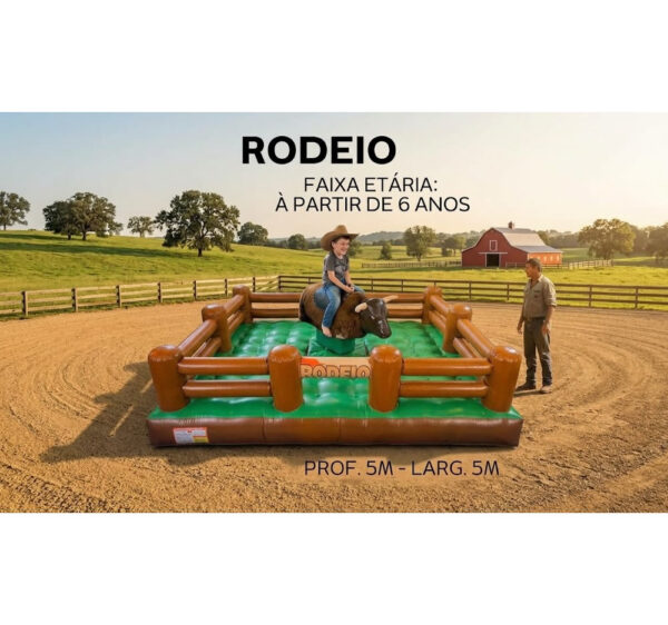 Touro Mecânico tema "Rodeio"