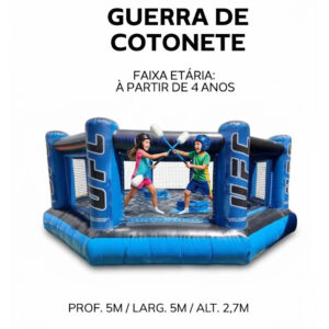 Guerra de Cotonete - a partir de 4 anos