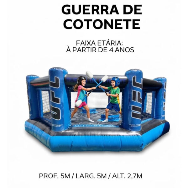 Guerra de Cotonete - a partir de 4 anos