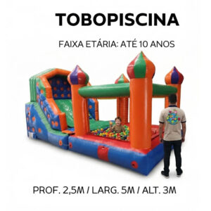 Tobopiscina - Criança até 10 anos